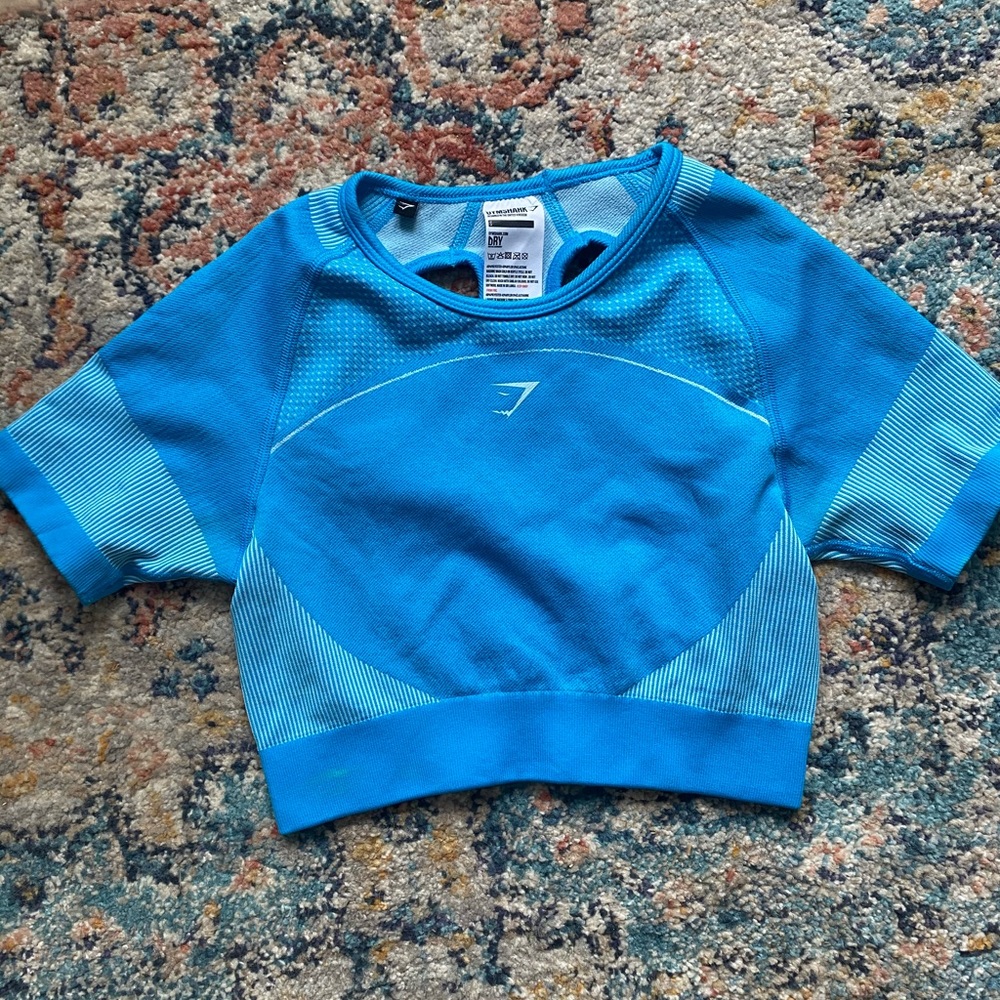 Light Blue Gymshark Crop Top!